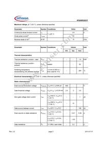 IPS50R520CPAKMA1 Datasheet Page 2