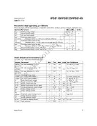 IPS514G Datasheet Page 3