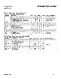 IPS6041STRLPBF Datasheet Page 3