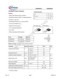 IPU06N03LB G Datasheet Cover