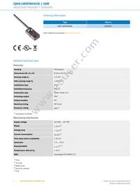 IQ04-1B5PSKW2S Datasheet Page 2