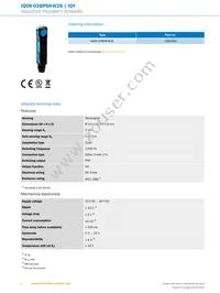 IQ08-02BPSKW2S Datasheet Page 2