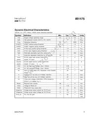 IR1175STR Datasheet Page 3