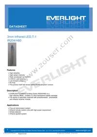 IR204/H60 Datasheet Cover