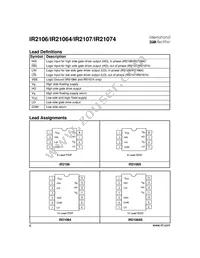 IR2107STR Datasheet Page 6