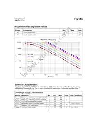 IR2154S Datasheet Page 3