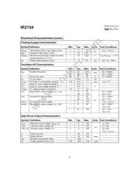 IR2154S Datasheet Page 4