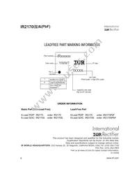 IR2170 Datasheet Page 6