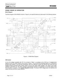 IR3080M Datasheet Page 12