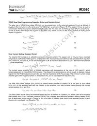 IR3080M Datasheet Page 21