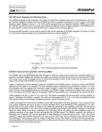 IR3080MPBF Datasheet Page 16