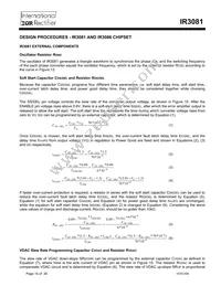 IR3081M Datasheet Page 18