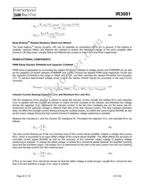 IR3081M Datasheet Page 20