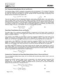 IR3081M Datasheet Page 21