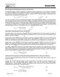 IR3081MTRPBF Datasheet Page 21