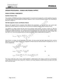 IR3082AMTRPBF Datasheet Page 19