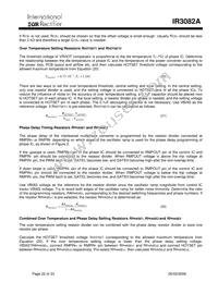 IR3082AMTRPBF Datasheet Page 22