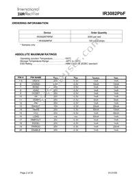 IR3082MTRPBF Datasheet Page 2