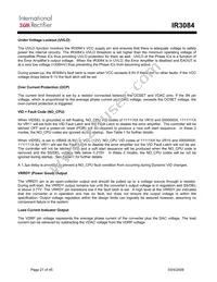 IR3084MTRPBF Datasheet Page 21