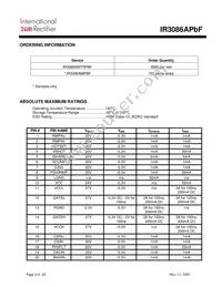 IR3086AMPBF Datasheet Page 2