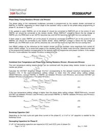 IR3086AMPBF Datasheet Page 17