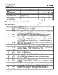IR3086MPBF Datasheet Page 5