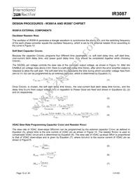 IR3087M Datasheet Page 15