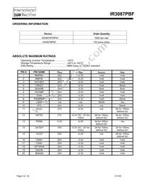 IR3087MPBF Datasheet Page 2