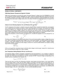 IR3088AMPBF Datasheet Page 16