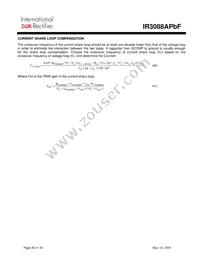 IR3088AMPBF Datasheet Page 20