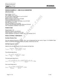 IR3088AMTR Datasheet Page 21