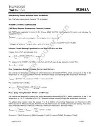 IR3088AMTR Datasheet Page 23