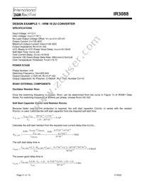 IR3088MTRPBF Datasheet Page 21