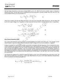 IR3092M Datasheet Page 20