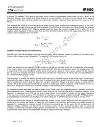 IR3092M Datasheet Page 22