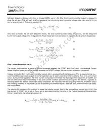 IR3092MTRPBF Datasheet Page 20