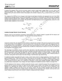 IR3092MTRPBF Datasheet Page 22