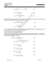 IR3094MPBF Datasheet Page 22