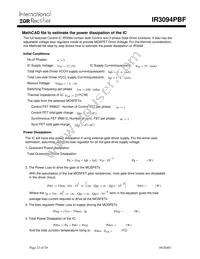 IR3094MPBF Datasheet Page 23