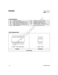 IR3220S Datasheet Page 10