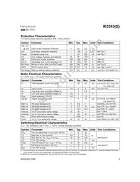 IR3310STRR Datasheet Page 3