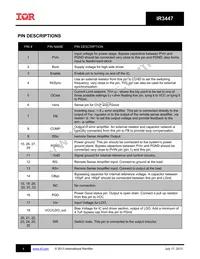 IR3447MTR1PBF Datasheet Page 4