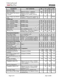 IR3500MTRPBF Datasheet Page 5