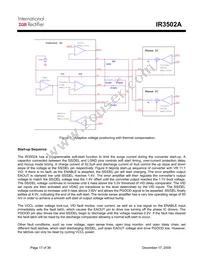 IR3502AMTRPBF Datasheet Page 17