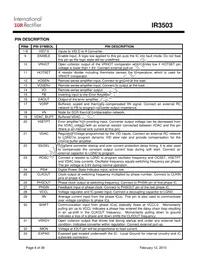 IR3503MTRPBF Datasheet Page 8