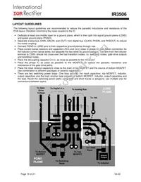 IR3506MTRPBF Datasheet Page 16