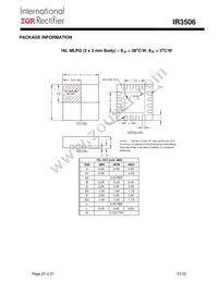 IR3506MTRPBF Datasheet Page 20