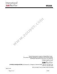 IR3506MTRPBF Datasheet Page 21