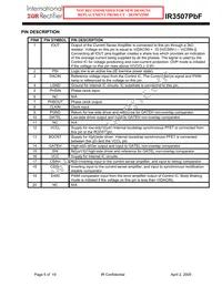 IR3507MTRPBF Datasheet Page 6
