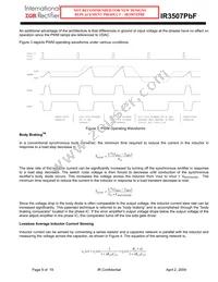 IR3507MTRPBF Datasheet Page 9